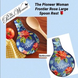 HTF!! The Pioneer Woman Heritage Floral Spoon Rest! NEW WITH TAG 🏷